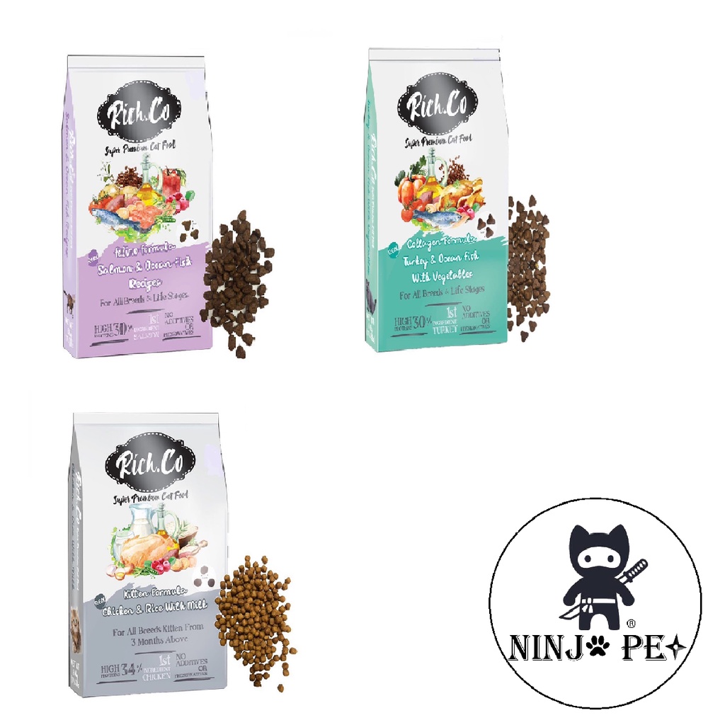 RICH CO SUPER PREMIUM CAT FOOD MAKANAN KUCING 8KG Shopee Malaysia