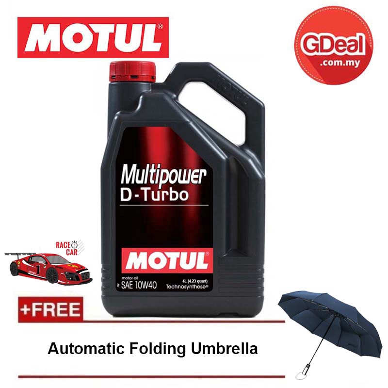 MOTUL Multipower DTurbo Diesel 10W30 (4L) [Free Umbrella