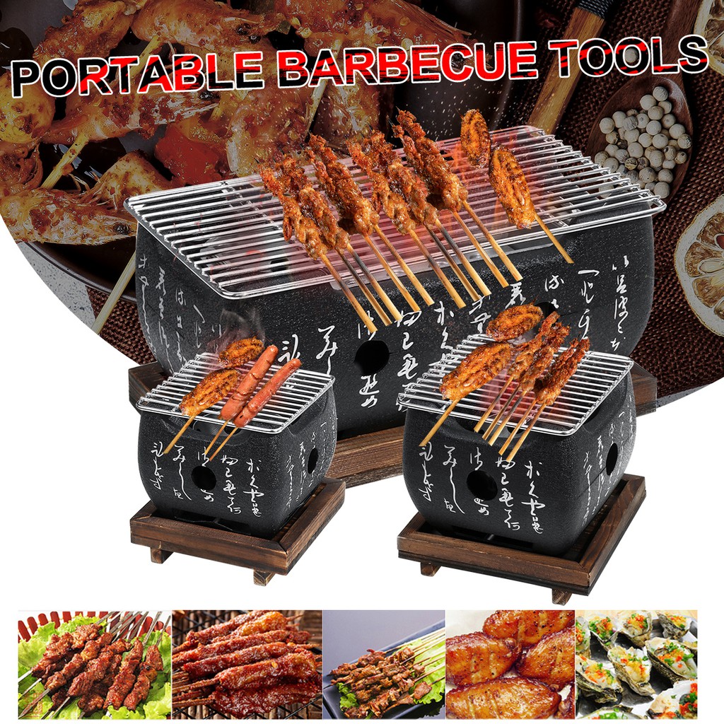 ♥Hot♥ Japanese Table Aluminium Alloy BBQ Grill Yakitori Barbecue