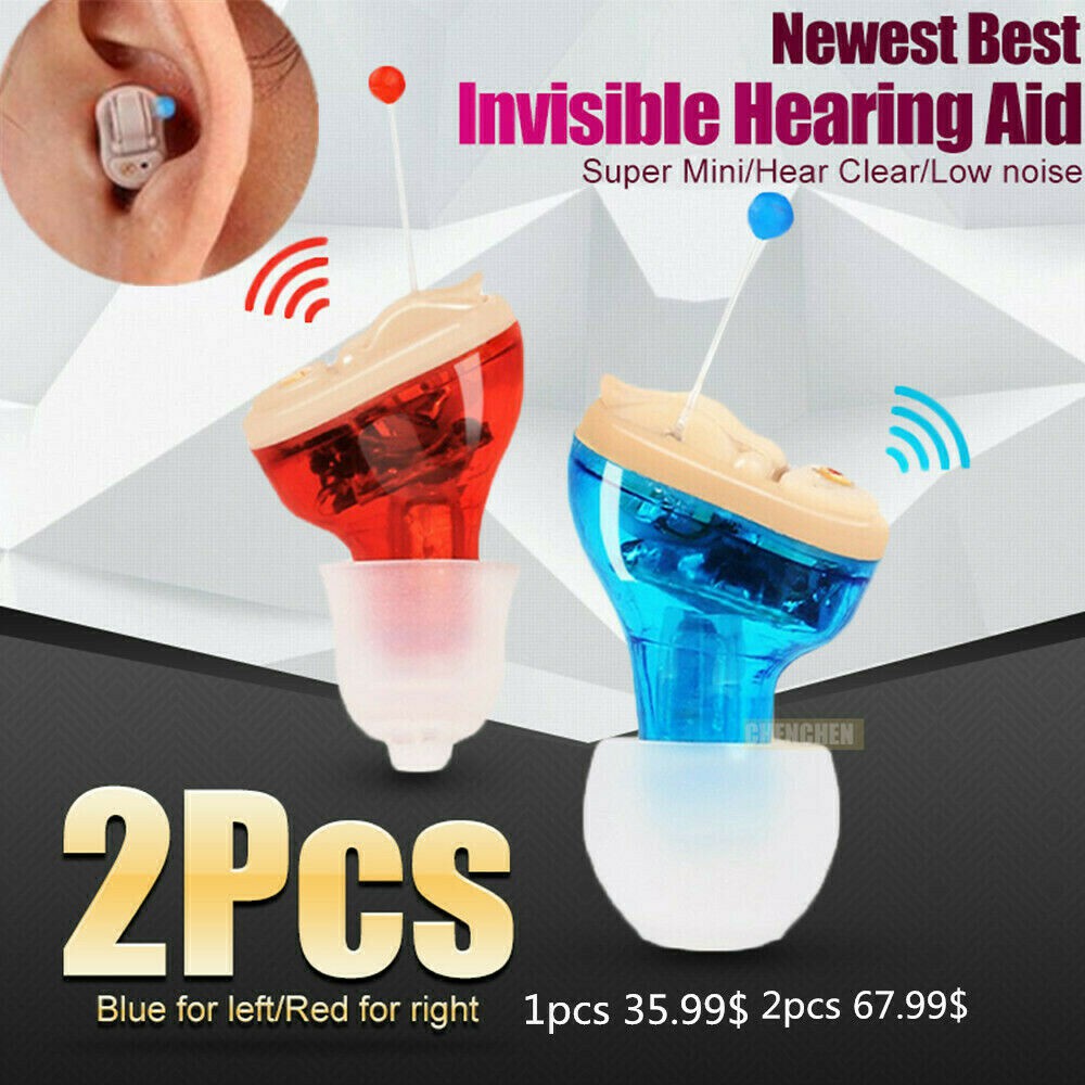 MiNi Digital Invisible Hearing Aid CIC Small Sound Voice Amplifier