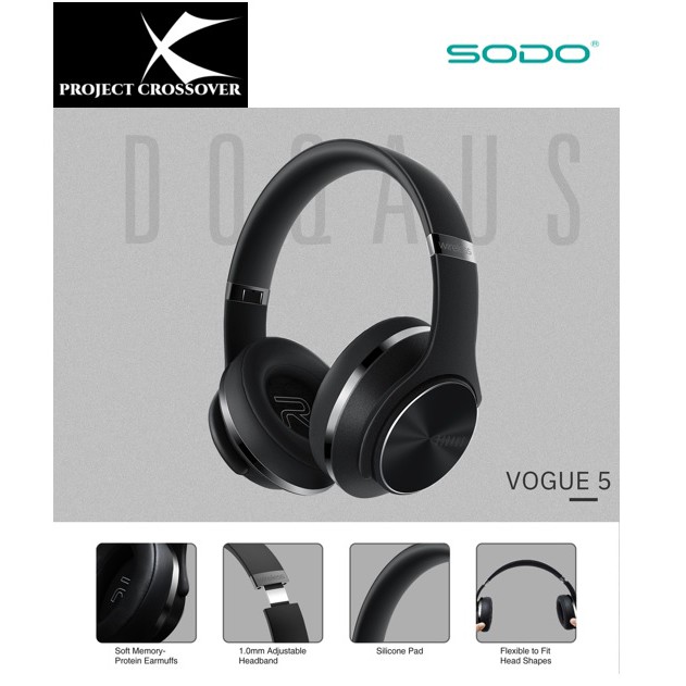 SODO DOQAUS VOGUE 5 NFC Bluetooth 5.0 Twist Out Wireless Headphone