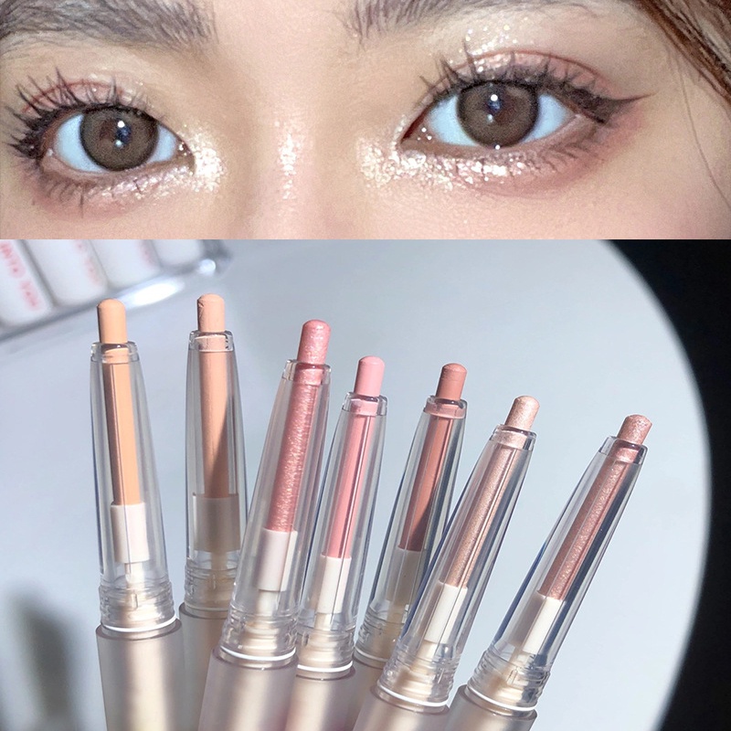Diamond Eyes Pencil Shiny Glitter Eyeshadow Pen Eyeliner Pearlescent Matte Highlight Pen