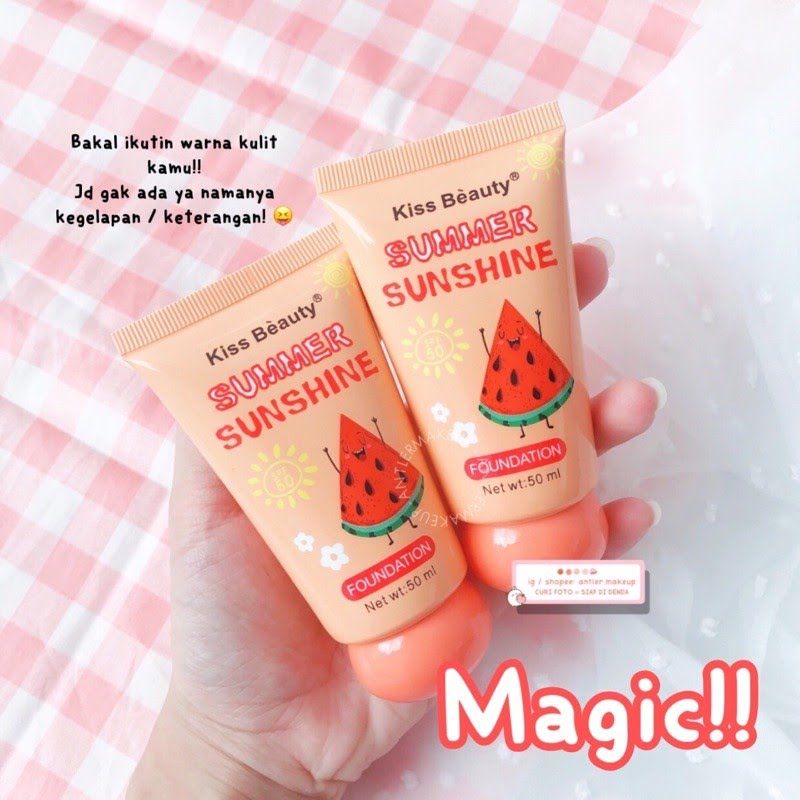 Magic SPF 50 Foundation Summer Sunscreen Face Moisturizer Peel Off Mask