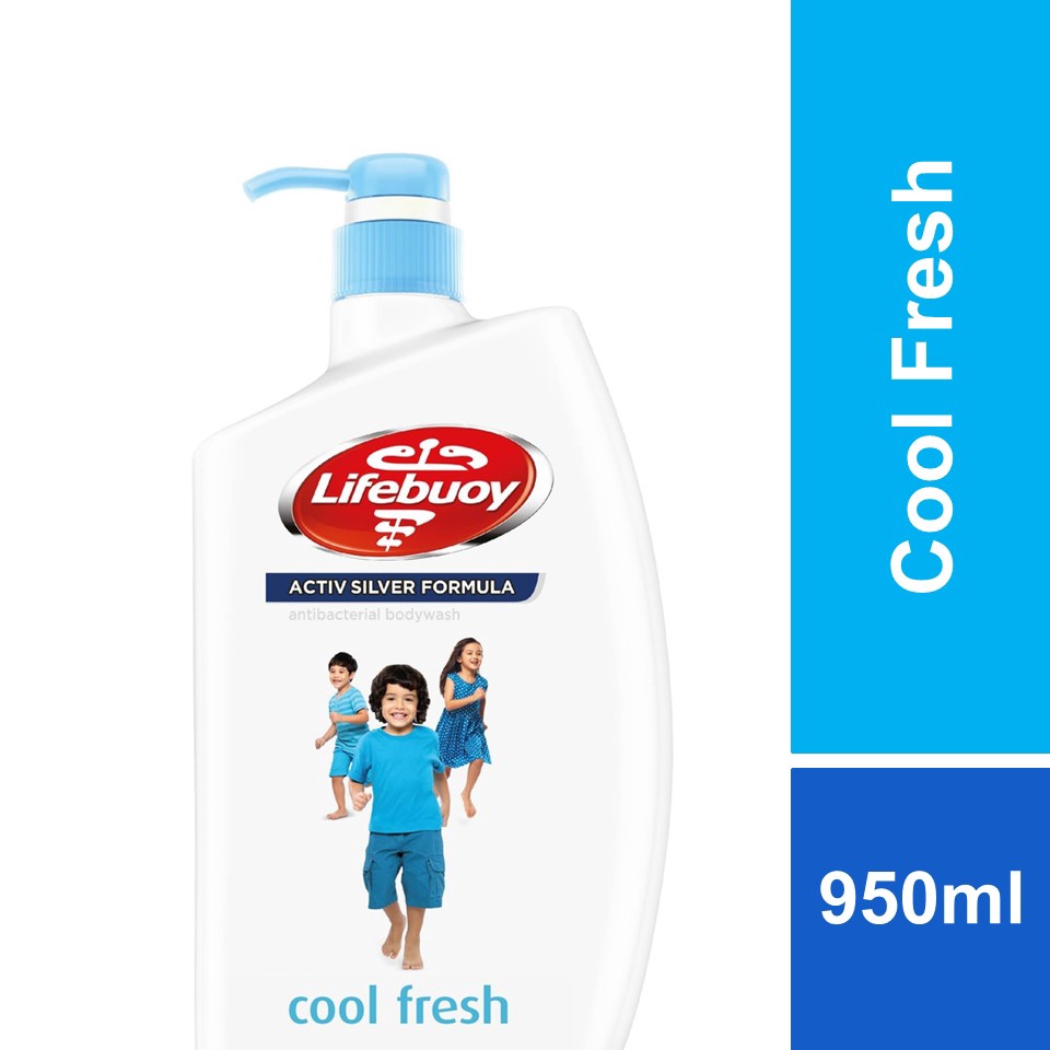 Lifebuoy Antibacterial Shower Gel Cool Fresh 950ml Shopee Malaysia