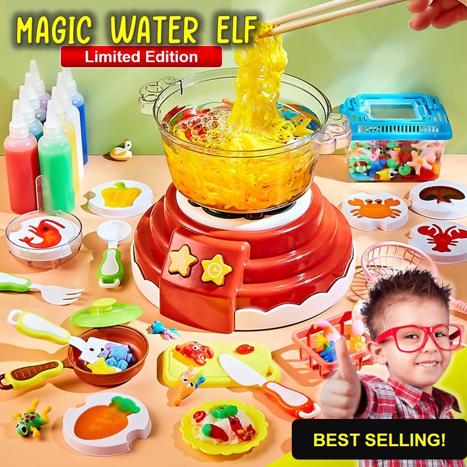 Inatreehouse. Magical Water Elf Set, Hotpot Set, DIY Handmade Water Elf Set, Educational DIY Art