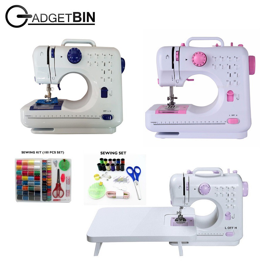 Portable Sewing Machine 505 Pro 505A with 12 Sewing Options 3 Colors Shopee Malaysia