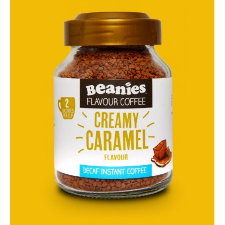 Beanies Flavoured Instant Coffee (Creamy Caramel DECAF) / cheap coffee