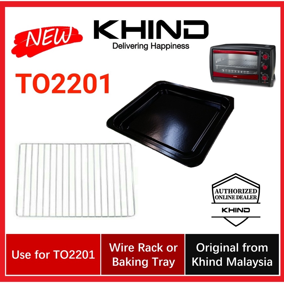 Khind Baking Tray / Wire Rack Only Original ( TO2201 ) Shopee Malaysia