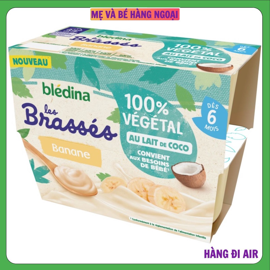 Bledina Brasses Coconut Yogurt For Children Allergy Beef Protein 4 Jars