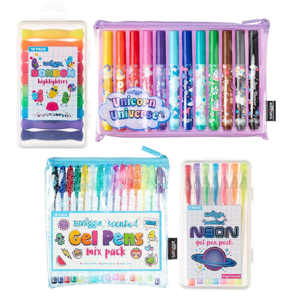 Original Smiggle Stationaries Mix Pack Shopee Malaysia