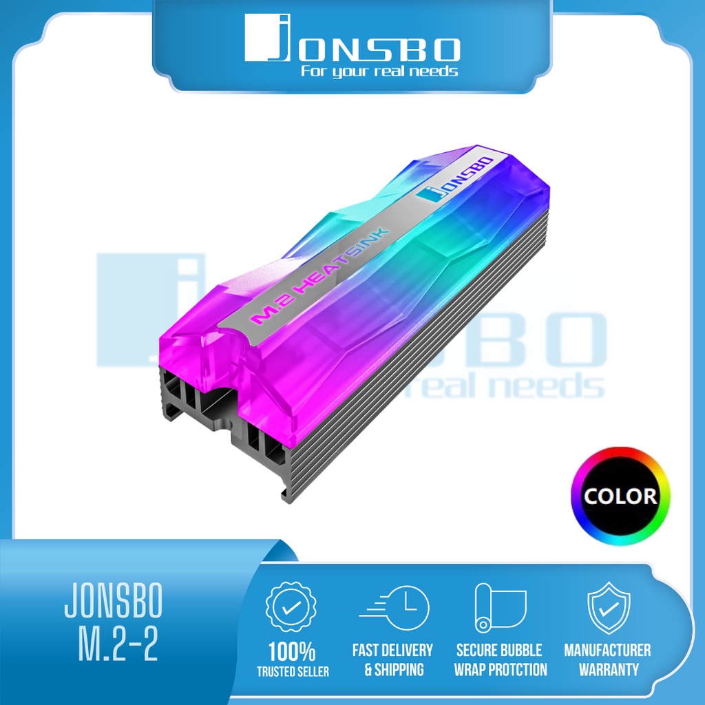 Jonsbo M.22 RGB M.2 SSD Heatsink Cooler (Color version) Shopee Malaysia