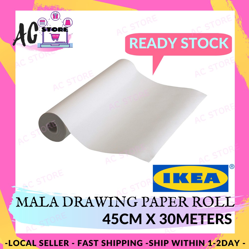 White Drawing Paper Roll 20M By 30Cm eBay