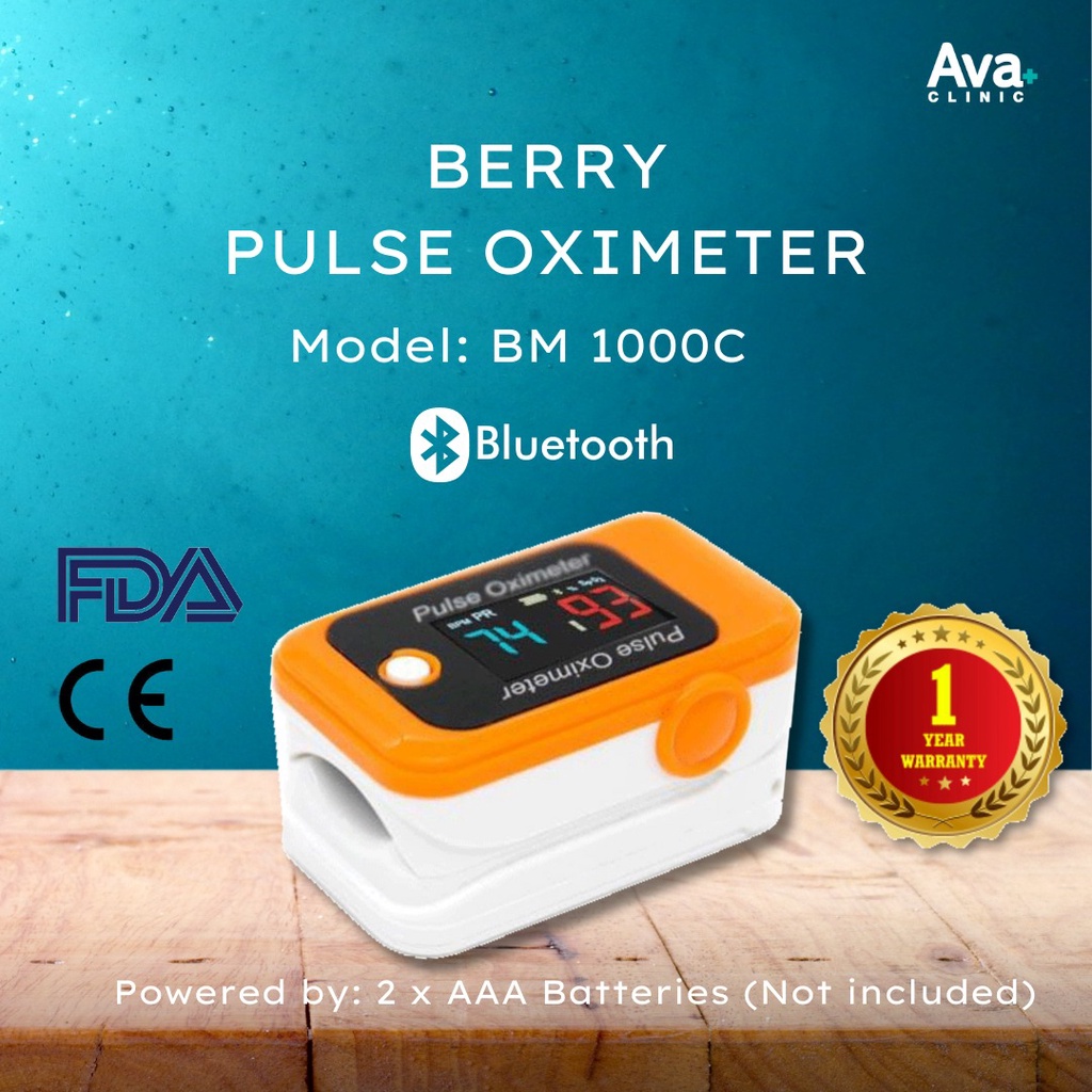 Berry Pulse Oximeter BM1000C with Bluetooth High accuracy Blood
