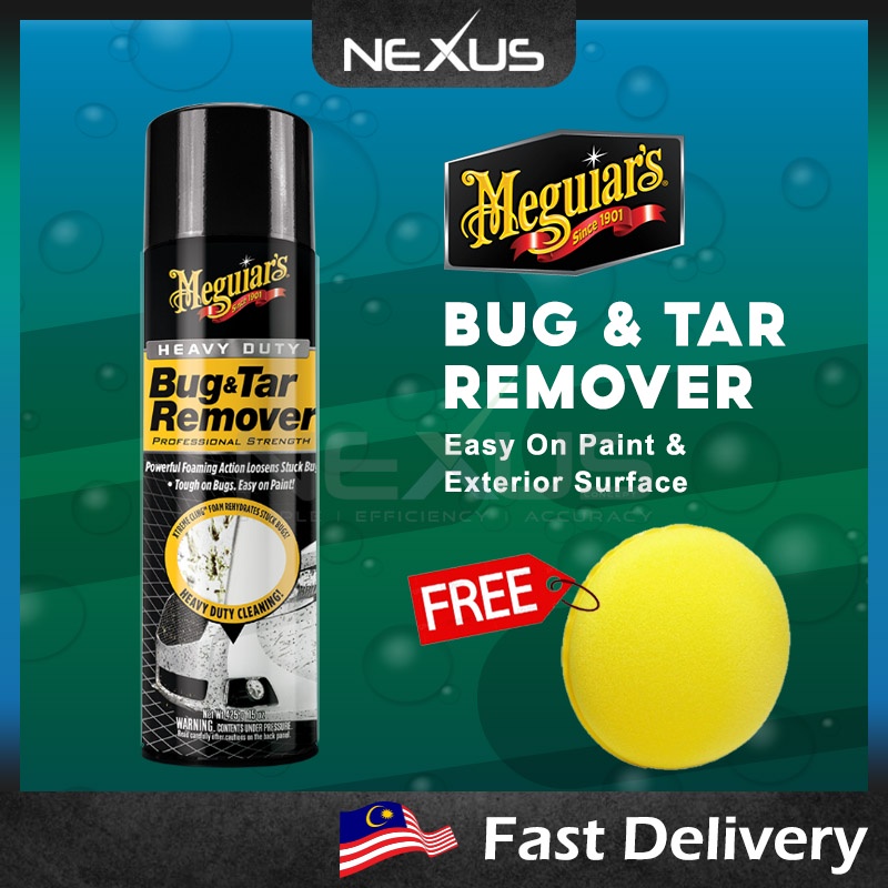Meguiar's G180515 Bug & Tar Remover 15 oz Aerosol Shopee Malaysia