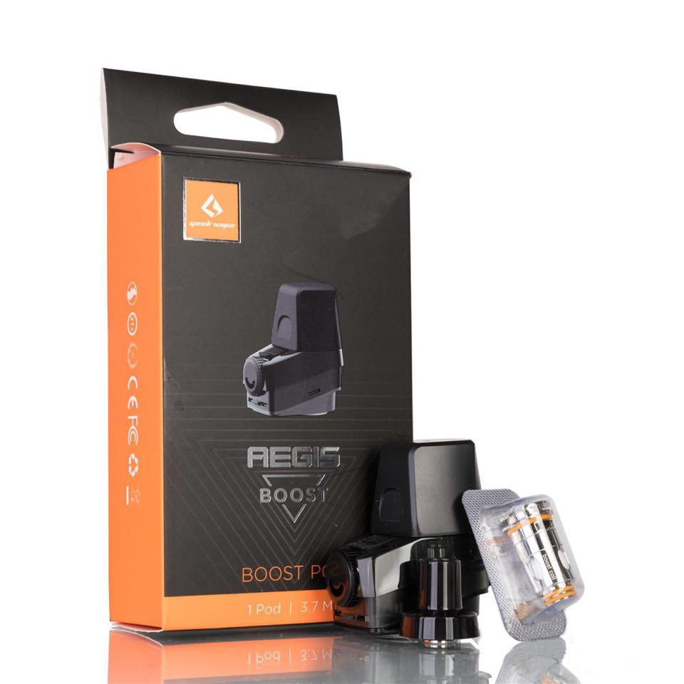 100 Original Geekvape Aegis Boost Pod 3.7ML Cartridge + 2