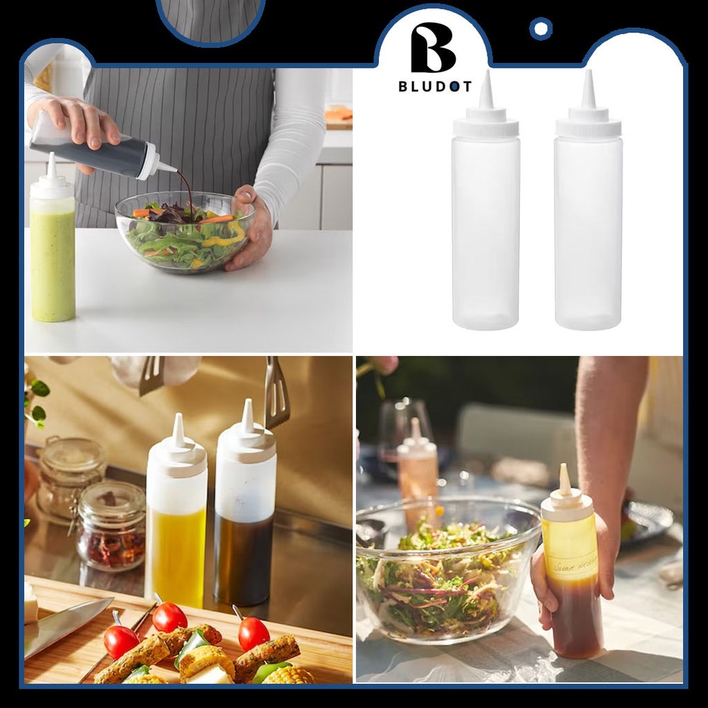 [2 PIECES] IKEA SQUEEZE BOTTLE GRILLTIDER SQUEEZE BOTTLE CHILLI BOTTLE