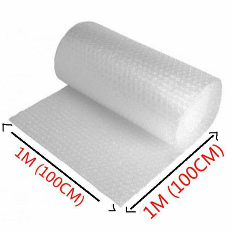 Bubble Wrap Single Layer BUBBLE SIZE =10MM X HEIGHT 1M X LENGHT 1/5/10
