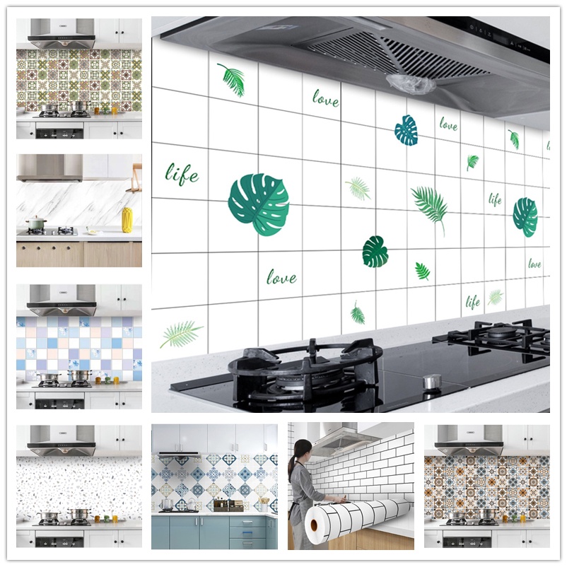 Ready Stock 60cm*5Meter Wallpaper Waterproof Self Adhesive Vintage Good