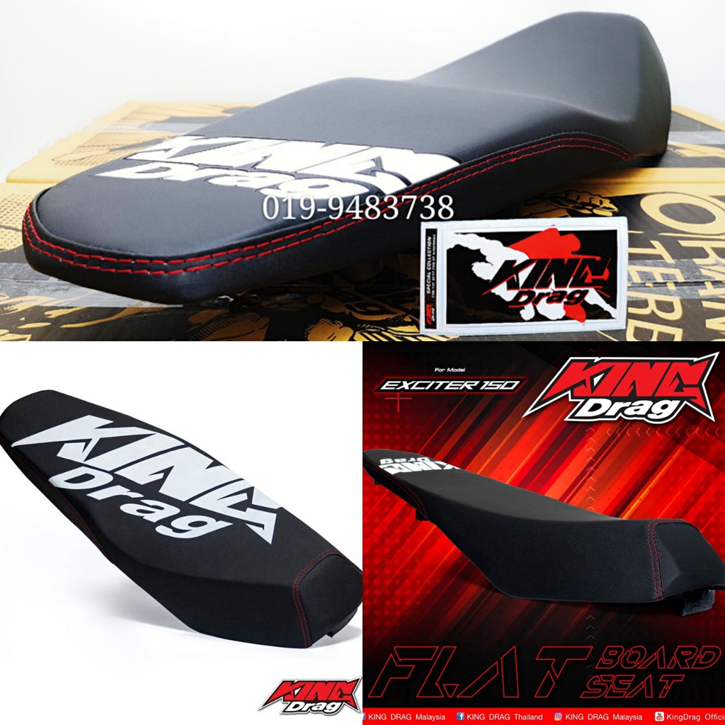 100 Original King Drag Racing I AM King Flat Board Double Layer Seat