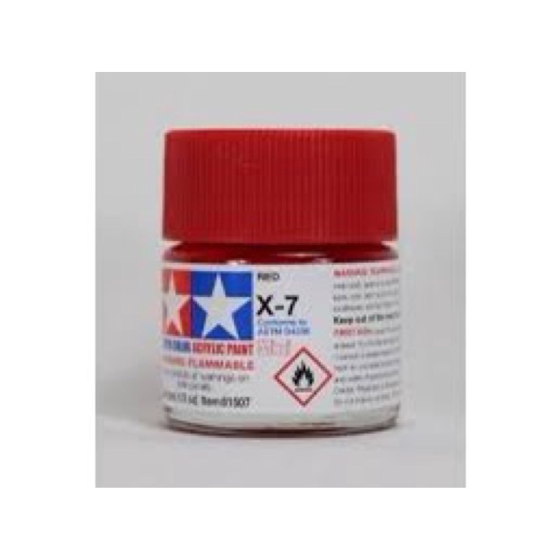 TAMIYA ACRYLIC PAINT X7 RED 10mlREADY STOCK Shopee Malaysia