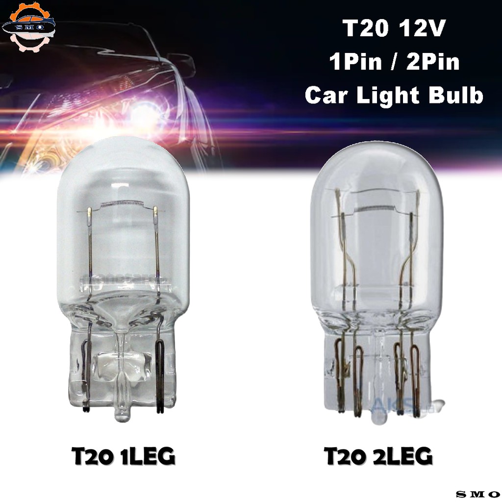 T20 12V Car Light Bulb Lampu Kereta Break Bulb Lampu Belakang Signal Reverse Bulb Myvi Viva