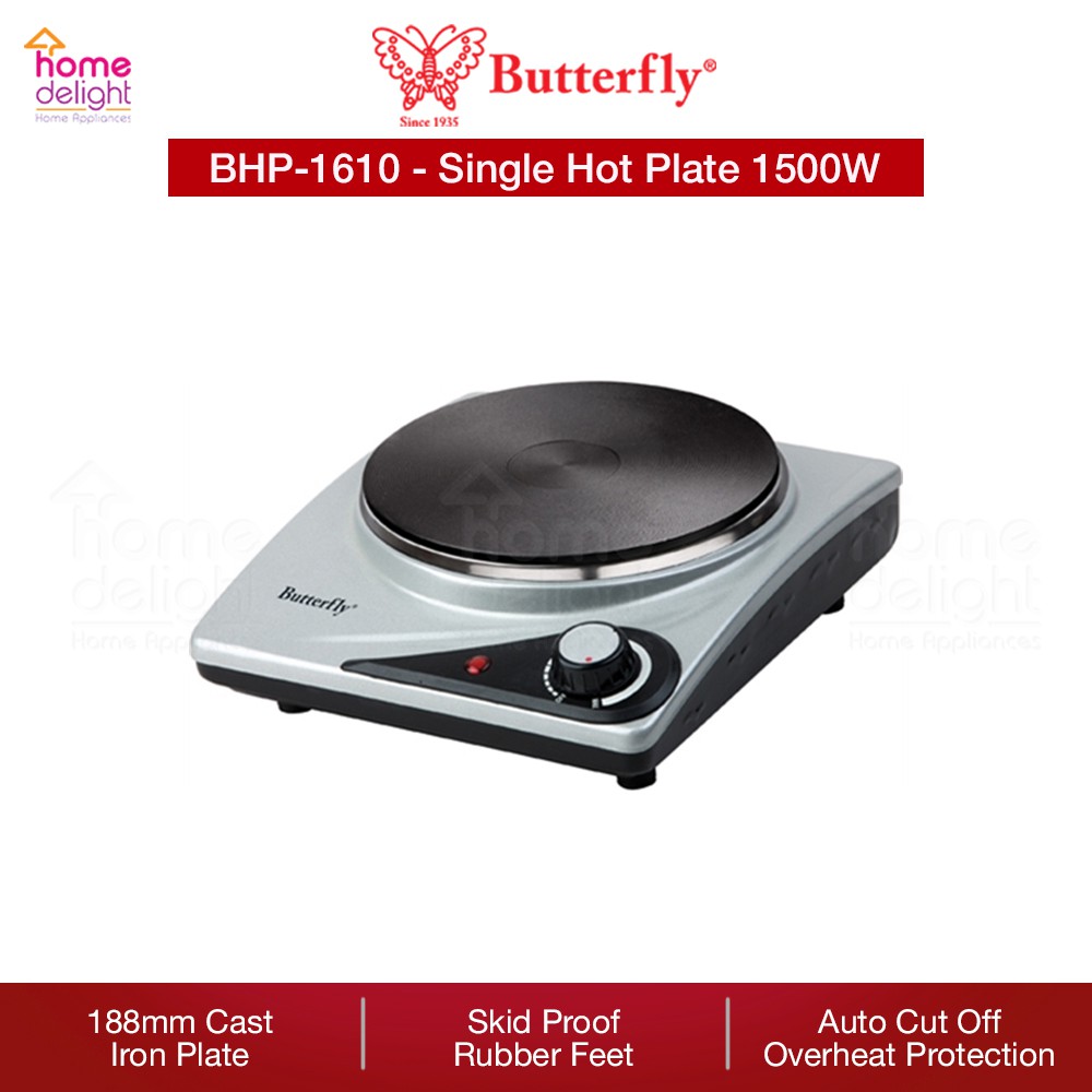 Butterfly Single Hot Plate 1500W [ BHP1610 \ BHP1610 ] Shopee Malaysia