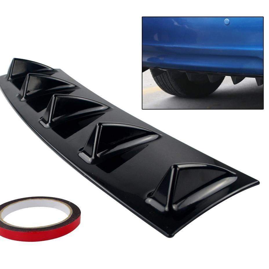 Rear Bumper Spoiler Universal Bumper Diffuser Extender Body Kit Rear