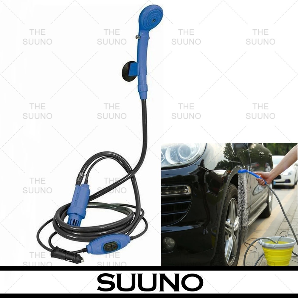 12V Portable Camping Shower Electric Outdoor Shower Kit For Travel Car