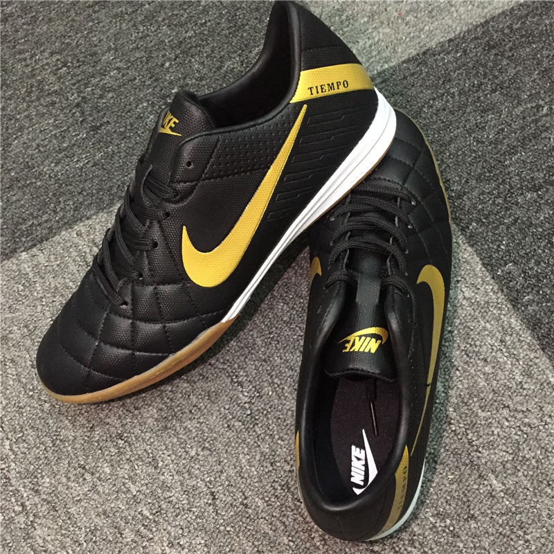 Nike 19 Tiempo Turf 3645 Men Cleats Sports Shoes High Top Black