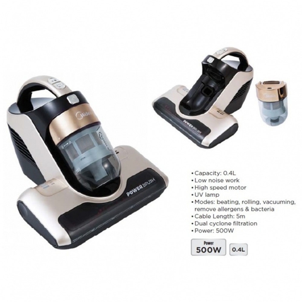 Midea AntiDust Mites Bed Vacuum Cleaner MVCB500VM Shopee Malaysia