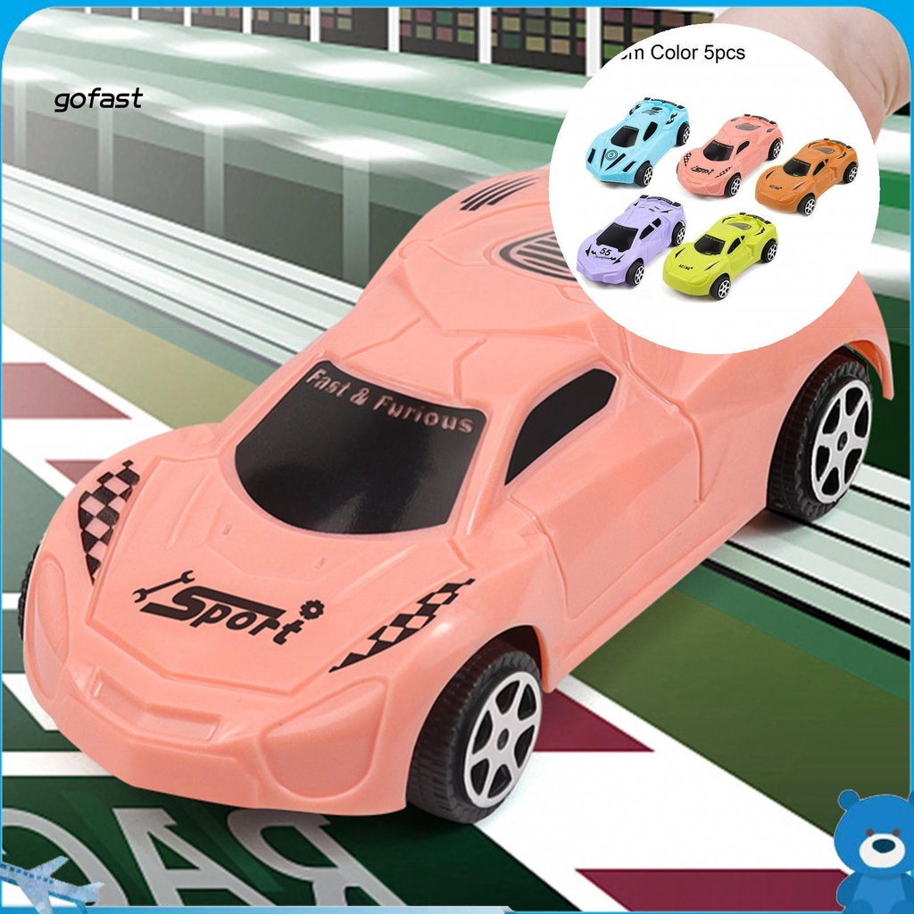 GO Plastic Slide Racing Car Toys Racing Vehicles Return Toy Smallest