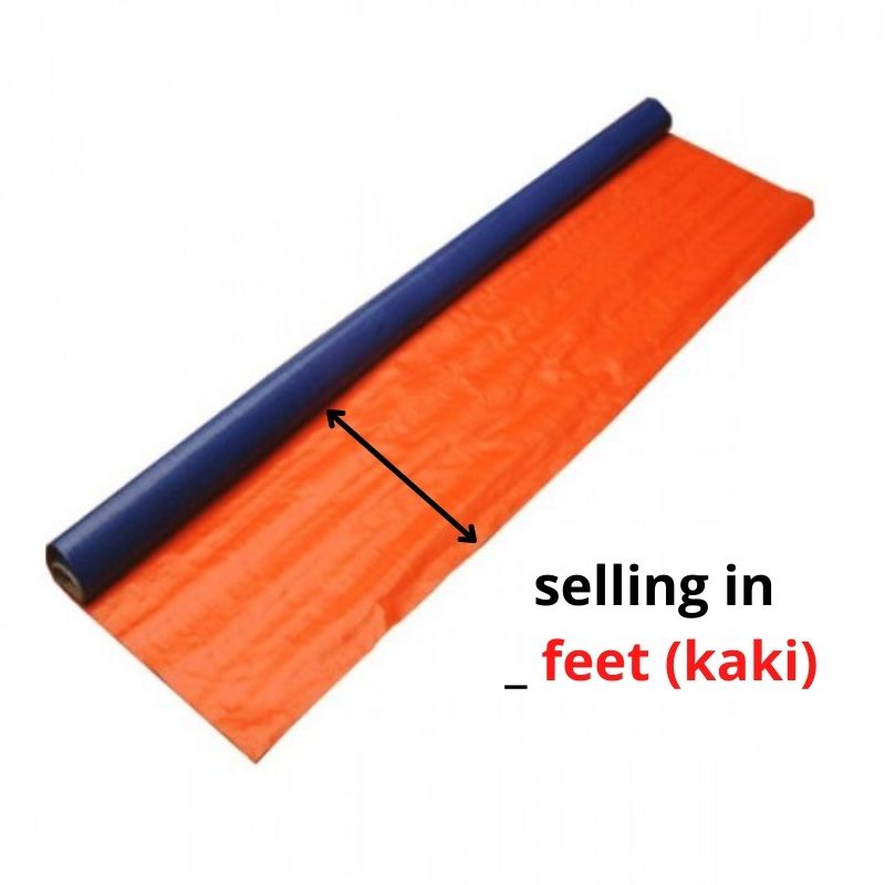 (1feet) x 6feet Waterproof Tarpaulin Canvas Sheet/Painting Plastic