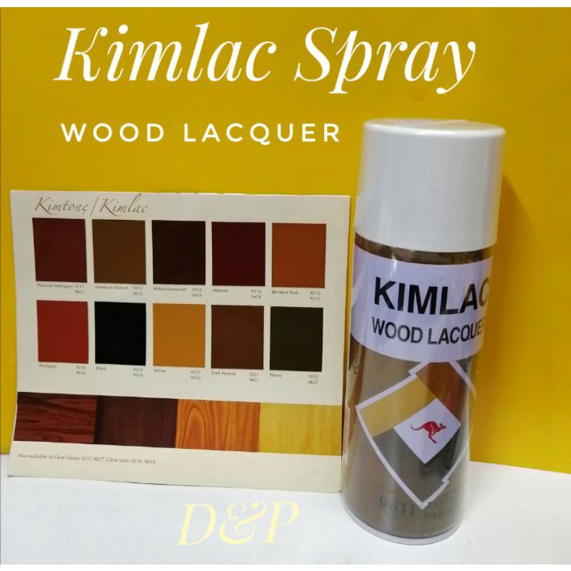 Kimlac Wood Lacquer Spray/Wood Shellac/Wood Spray Paint Shopee Malaysia