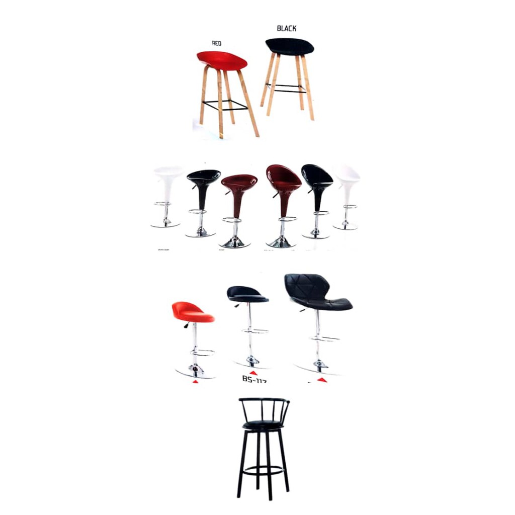 Bar Chairs Bar Stools Ice Cream Bar Stools Shopee Malaysia