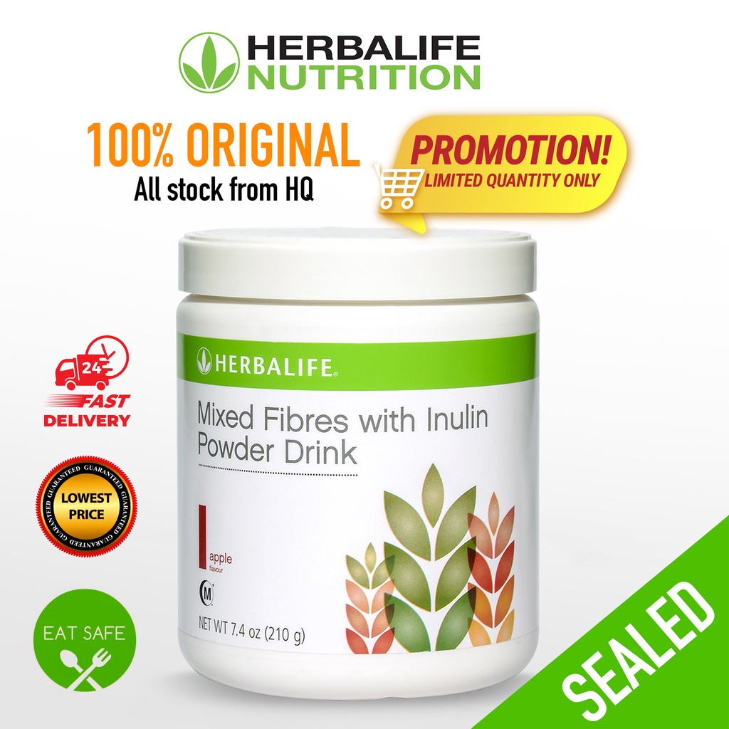 Guarantee 100 Original Herbalife Mixed Fibres with inulin powder drink