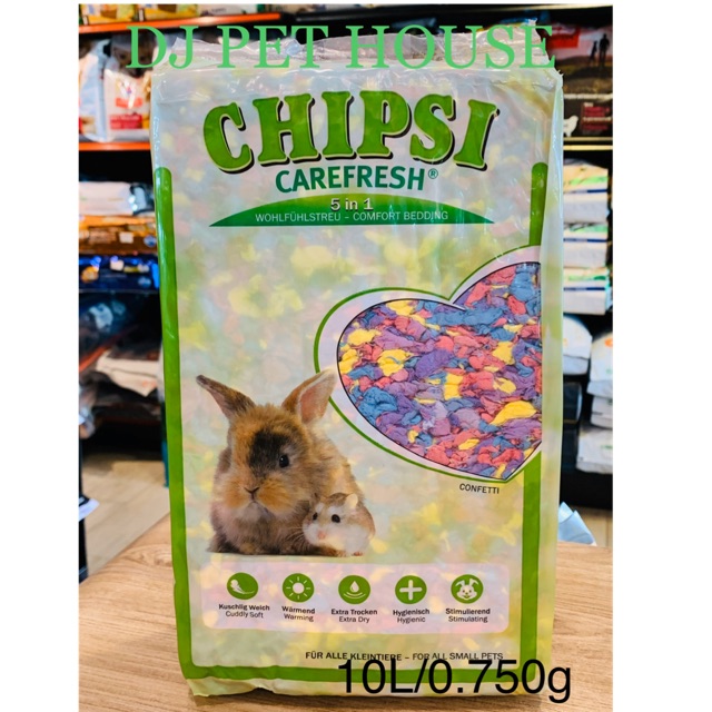 Chipsi Carefresh Pet Bedding Confetti 10L Bedding For Hamster/Bedding