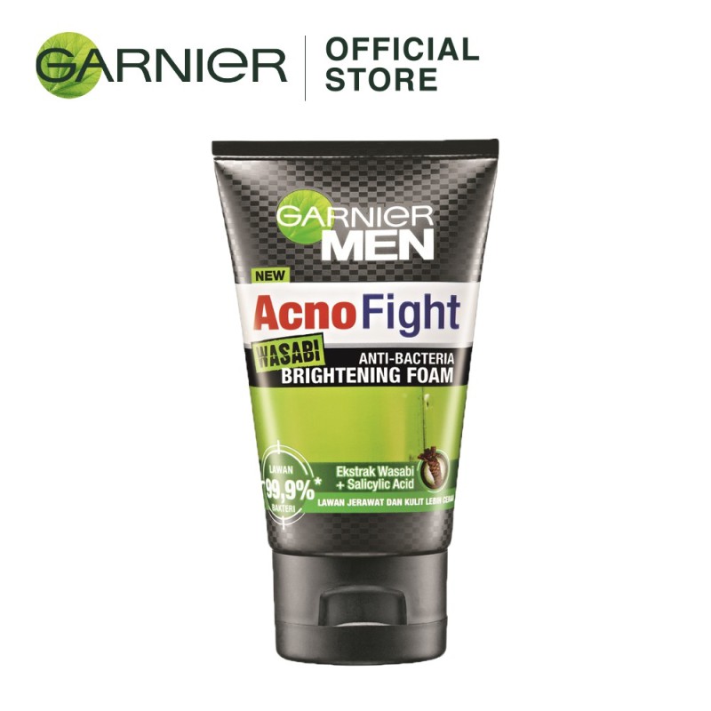 Garnier Men Acno Fight AntiAcne Wasabi Brightening Face Wash (50ml