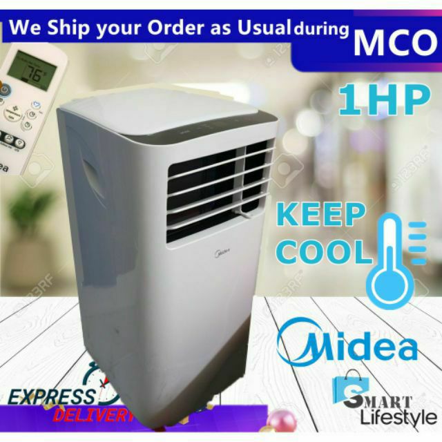 [Ready Stock] Midea 1.0HP PH Series Portable Air Cond MPH09CRN1