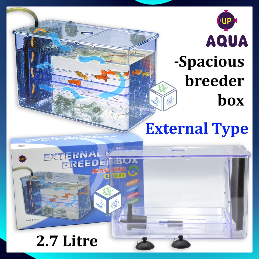 Up Aqua 3 IN 1 Aquarium External Cycle Breeding Box Shopee Malaysia