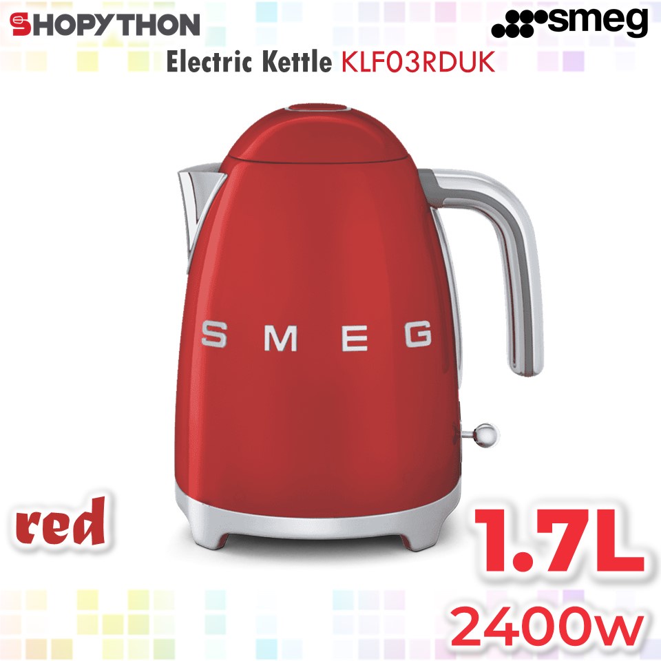 SMEG Electric Kettle KLF03RDUK Red (1.7L/2400w) Shopee Malaysia