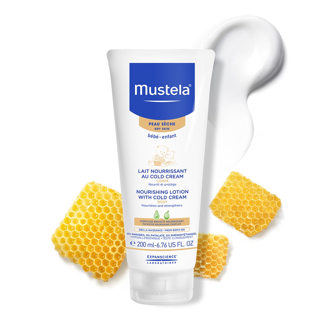 Mustela Nourishing Lotion With Cold Cream 200ml Shopee Malaysia