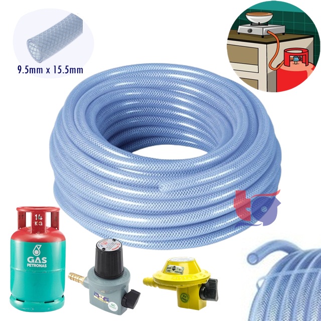 PVC Clear Gas Hose / Reinforced Flexible Gas Hose Pipe / Gas Pipe