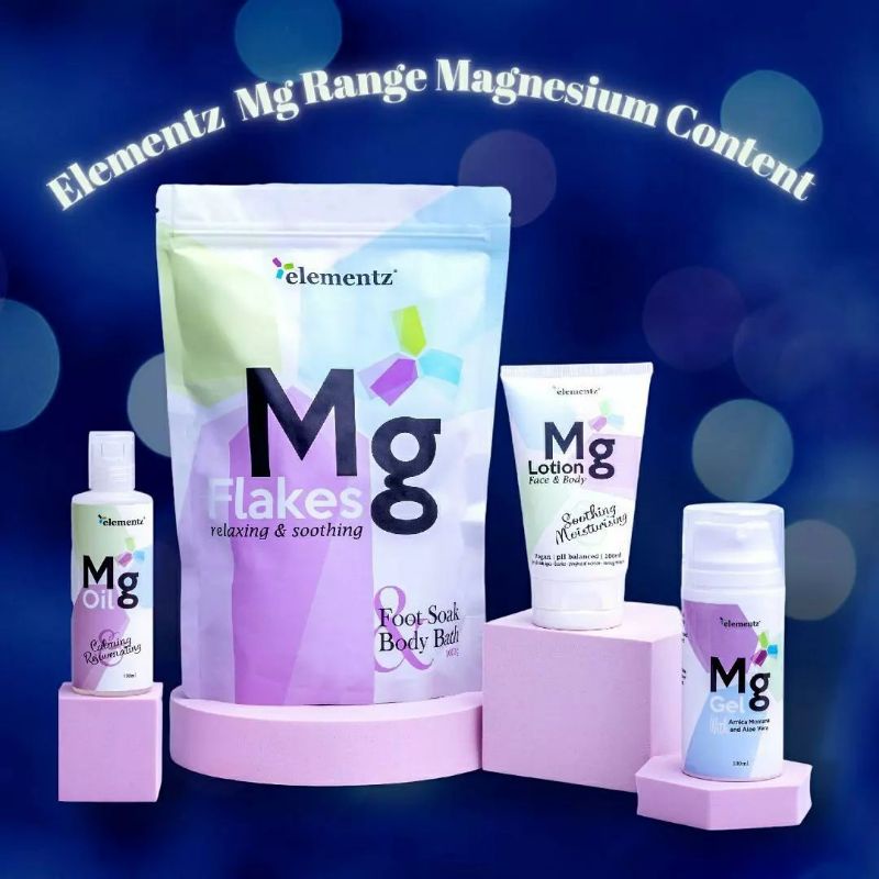 ELEMENTZ Magnesium Set (Flakes, Oil, Lotion & Gel) Shopee Malaysia