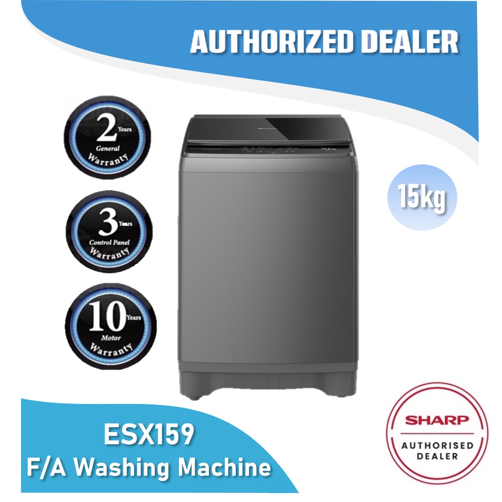 SHARP F/A WASHING MACHINE 7.5KG(ES721) / 8KG(ES818)/ 9KG(ESX958) /10