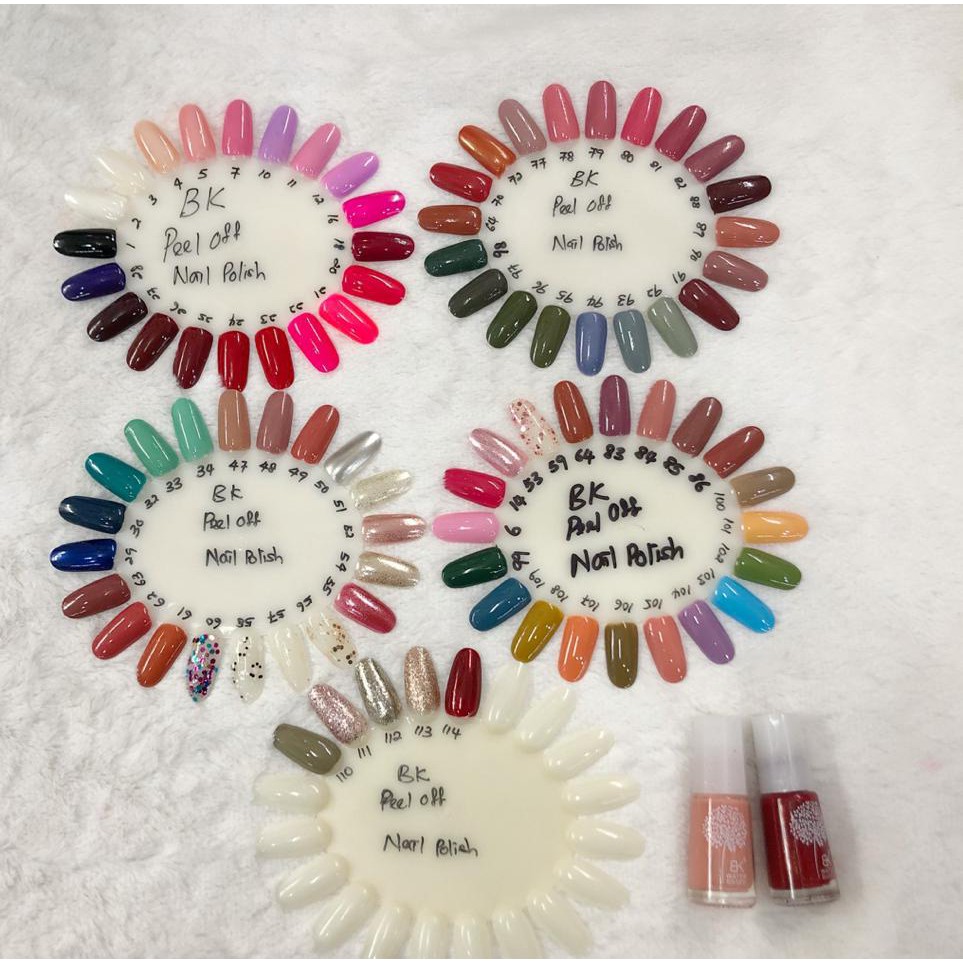 NAIL POLISH PEEL OFF BK (WHOLESALE/BORONG) Shopee Malaysia