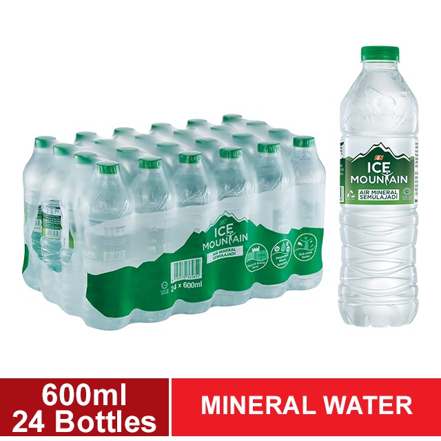 F&N Ice Mountain Mineral Water 1 Carton (24 x 600ml) Shopee Malaysia