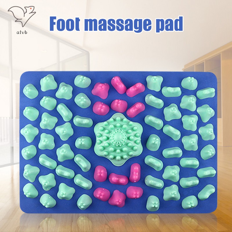 COD Foot Massage Mat Acupressure Mat Foot Reflexology Walking Toe Plate