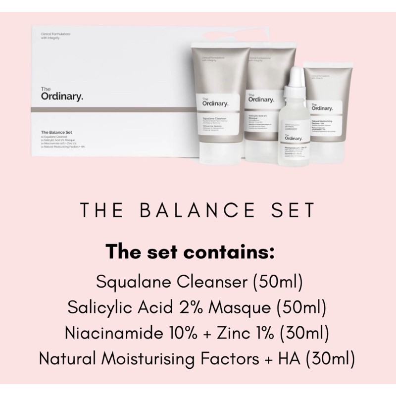 The Ordinary The Balance Set Shopee Malaysia