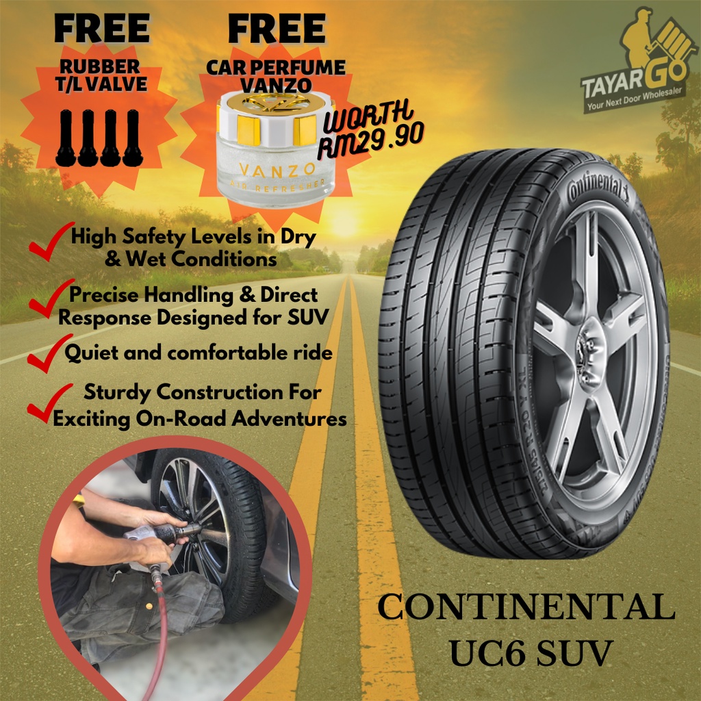 TAYARGO Car Tayar Kereta 225 55 19 Continental Tyre China Tyre Car Tyre