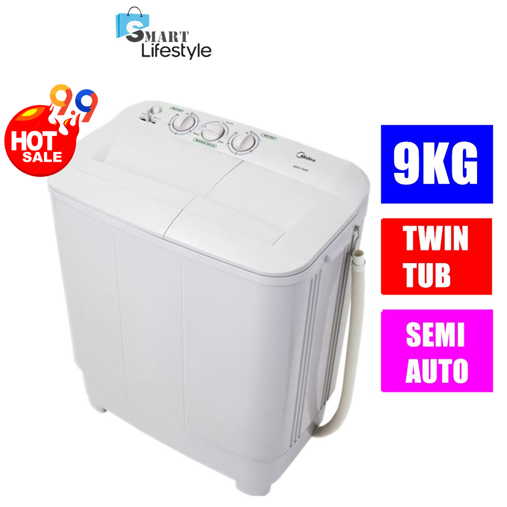Midea Semi Auto Washing Machine (9kg) MSW9008P Shopee Malaysia